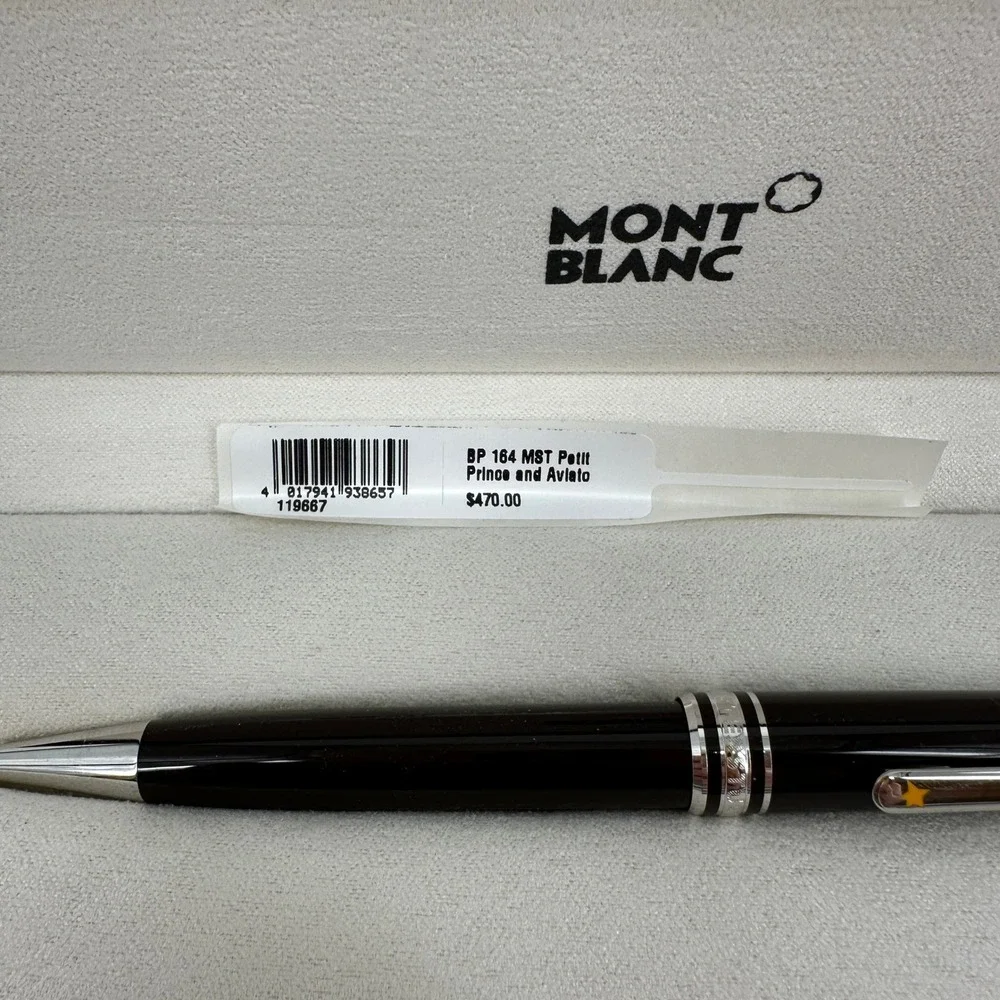 Montblanc‎ Meisterstuck Le Petit Prince and Aviator Ballpoint Pen 119667 RARE